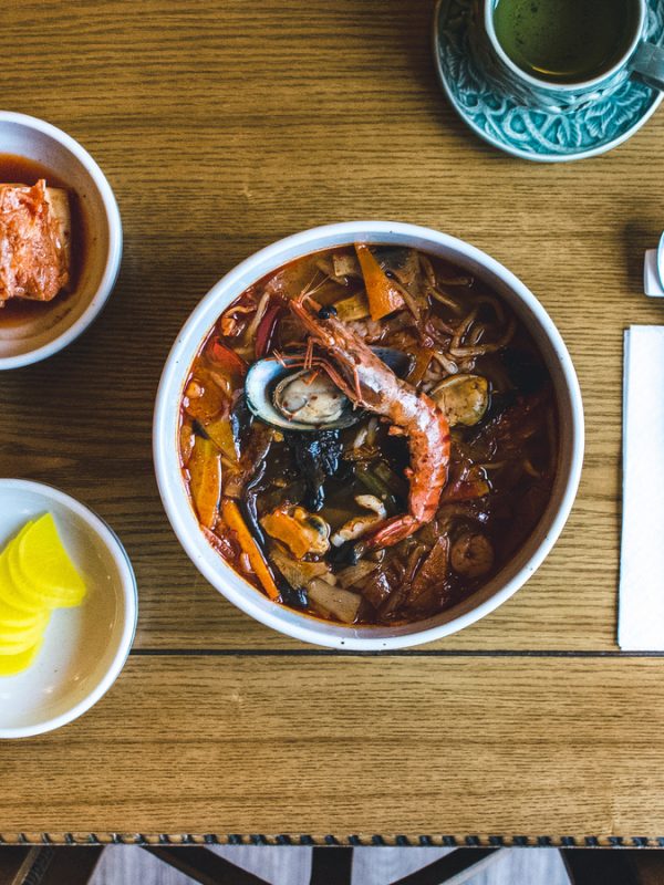 Lobster Garlic Noodles Soup